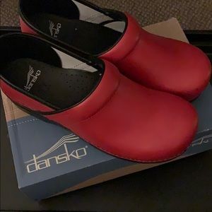 Red Leather Dansko